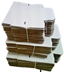 W6 – 4″ x 3″ x 2″ White Corrugated Shipping Mailer Packing Box Boxes 50/bundle