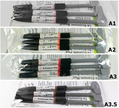 3 Syringes/Set Ivoclar Vivadent Dental Light Cure Composite TE-Econom Plus Resin
