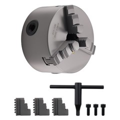 3 Jaw Lathe Chuck K11-100 100mm Self Centering 0.05mm Precision w/ Key