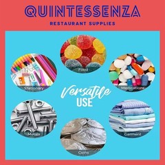 12” x 14” = 2 Mil Thick Clear Zipper Reclosable Poly Bags by Quintessenza