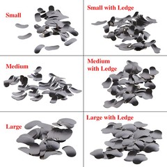 50Pcs Dental Matrices Bands Sectional Contoured Metal Matrix bands soft S/M/L US