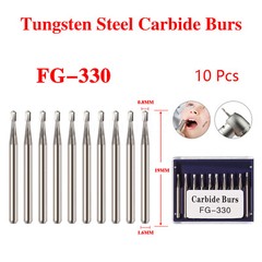 Surgical Tungsten Carbide FG Burs 25mm/28mm/19mm fit High Speed Handpiece Dental