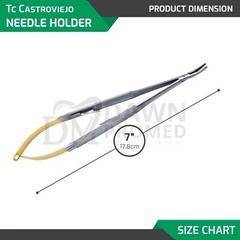 6 Pcs Micro Surgery Set Medical Surgical Instruments German Grade