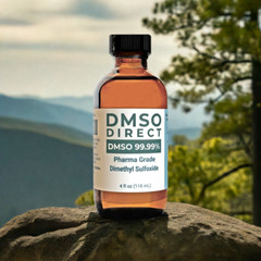 DMSO Liquid 99.99% Pharmaceutical Grade Dimethyl Sulfoxide – Glass Bottle 4 oz