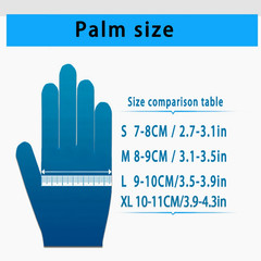 50/100/200/400/1000Pcs Cleaning Gloves, Nitrile Gloves, Black Food Grade Disposa