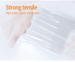 Clear Reclosable Seal Bag Plastic Poly Zip Lock Bags Jewelry Zipper Baggie 2Mil
