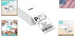 High-Quality 4×6 Thermal Labels – BPA-Free Self-Adhesive Shipping Solution