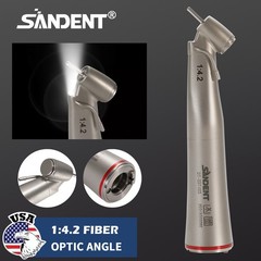 NSK Style Dental 1:4.2 Electric Contra Angle Handpiece 45°Angle Head Fiber Optic