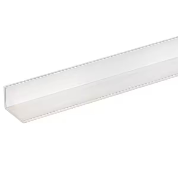 1/2 In. X 3/4 in X 3 Ft. – 1/16 In. Thick Offset Aluminum Angle