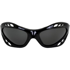 Hurricane Category-4 Polarized Goggles Black Padded Frame & Smoke Lenses
