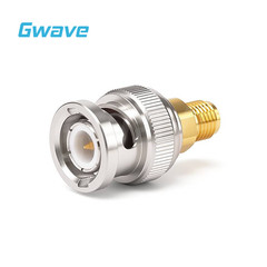 BNC Male to SMA Female Straight Adapter | DC to 4GHz