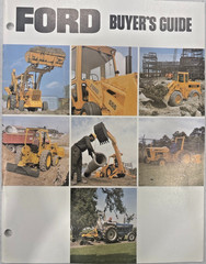 Ford Buyer’s Guide Tractor Equipment Brochure Vintage Dealer Manual