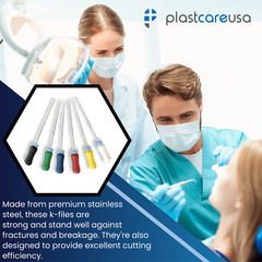Size 10 21mm Endo K-Files, Endodontic K Files (Stainless Steel Premium Quality)