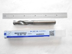 NEW SUMITOMO USA 10.20MM CUT DIA. X 41MM FL X 93MM OAL SOLID CARBIDE H.P. DRILL