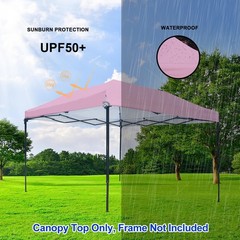 Joramoy 1010 Canopy Replacement Top Only Waterproof Pop Up Canopy Tent Top