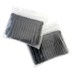 2080 Black Dental Ligature Ties, Rubber Bands, Braces Teeth Brackets, 2 Bags