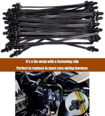Benliu 20Pcs Cable Zip Ties, 8.3×0.2 inch Heavy 8.3×0.2inch (20Pcs), Black
