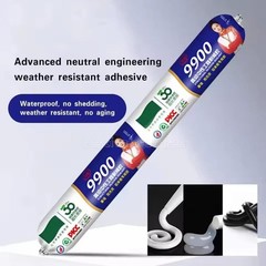 9900 Waterproof Sealant, Outdoor Silicone Waterproof Sealant Heat Resistant 500g