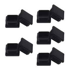2″ 2X2 Square Tubing Plastic Plugs(10 Pack), 2″x2″ 2 Inch End Black