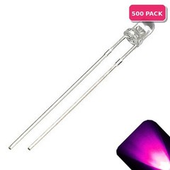 500 x LED 3mm Pink Ultra Bright Water Clear Round Top LEDs Light Lamp RC Car