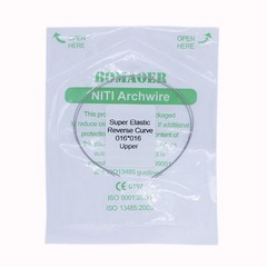 100×Dental Orthodontic Niti Rectangular Arch Wires Reverse Curve 16×16 Upper
