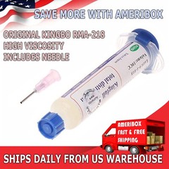 Flux Kingbo RMA-218 Soldering Syringe 10cc BGA Rework Reball Mobile Phone PCB