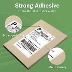110 Sheets 220 Premium Half Sheet Shipping Labels 200+20 8.5×5.5 2 Per Sheet
