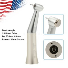 1-10 PCS Dental Contra Angle Low Speed Handpiece Push Fit FG Bur 1.6mm E-TYPE