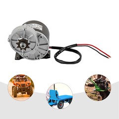 Electric Gear Reduction DC Motor High Power 12V 250W For E-Bike Scooter ATV USA