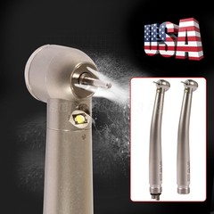Dental High Speed Handpiece LED Type Turbine 2/4 Holes E-generator Triple Spray