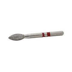Dental Zirconia Diamond Burs Football Fine Z368/023F FG Bur High Speed Burr Red
