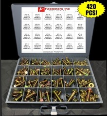 5/16″-18 Grade 8 Flange Frame Bolt Yellow Zinc Plated (All Sizes & Qty’s) 5/16″