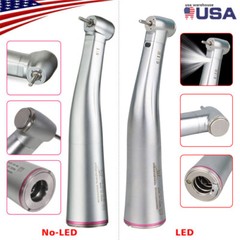 Dental LED Fiber Optic / NO-LED 1:5 Contra Angle High Speed Handpiece Turbine Y