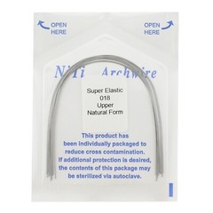 100PCS Dental Orthodontic Arch Wire Niti Natural Form Round Rectangular 16×22 14
