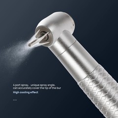 SANDENT Dental High Speed Handpiece 4 Hole NSK Pana MAX Quattro Water Spray Push