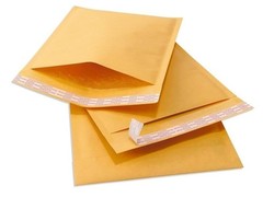 100 Quantity – #0 6×10 Paper Bubble Envelopes Mailers Self-Seal 100% Recyclable