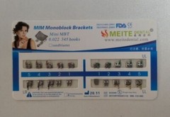 10 Sets Dental Orthodontic Metal Brackets Braces Mini Roth/MBT 022 345 Hooks