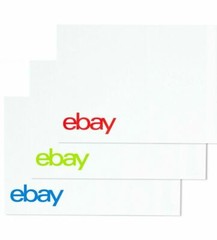 34 New eBay-Branded Polymailer Red Green & Blue 9″ x 11.5″ No Padding