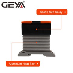 Single Phase Solid State Relay SSR-10/25/40AA 70-280VAC to 24-480VAC &Heat Sink