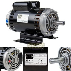 6.4 Hp 3450 RPM Single Phase 240V 56 Frame Electric Air Compressor Motor 7/8″
