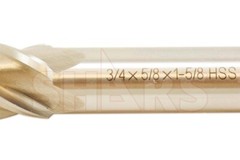 SHARS 3/4″ x 3/4″ HSS 4 Flute Single End Mill NEW !}