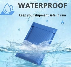 #000 4×8 Blue Self Seal Poly Bubble Mailer Padded Envelope, 25,50,100,500.1000