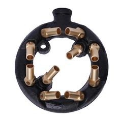 Jet Burner Natural Gas Commercial 10/20/23/32 Tips Cast Iron & Brass Wok Burner