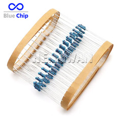 100 Pcs 1/4W 0.25W Metal Film Resistor 1% 189 values available 0 ohm to 22M ohm