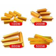 10/25/50/100W Resistor Metal Wirewound Range -Golden Load Aluminium Wirewound 5%