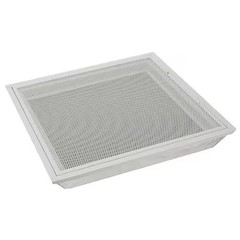 Lay-In Ceiling Return Air Grille, 24 In W X 24 In H Opening, 1656 Cfm, White,