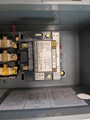 SQUARE D 8536 SCA-3 S AC MAGNETIC STARTER SER A NEMA 1 120V60Hz/110V50Hz