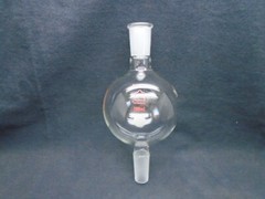 Kimble KONTES Glass 500mL Kugelrohr Single Distilling Bulb Ball Tube 24/40 Jts