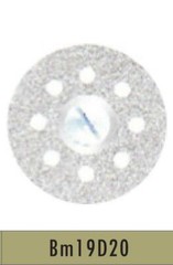 BM19D20 Bomaoer Diamond Disc Thin, 0.20X19mm Double sided Fine Grit
