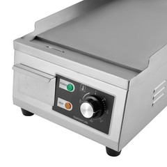 Electric Griddle Flat Top Grill 1300W 15.75″ Hot Plate BBQ Countertop Commercial